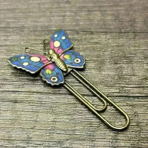 Vintage Butterfly Paperclip